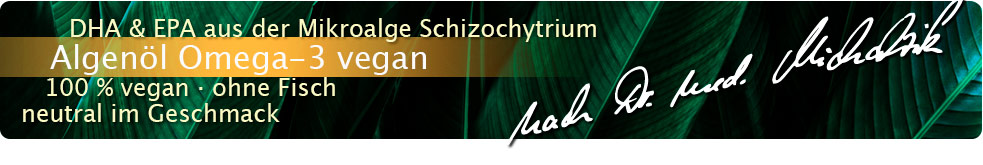 Algenöl Omega-3 Vegan