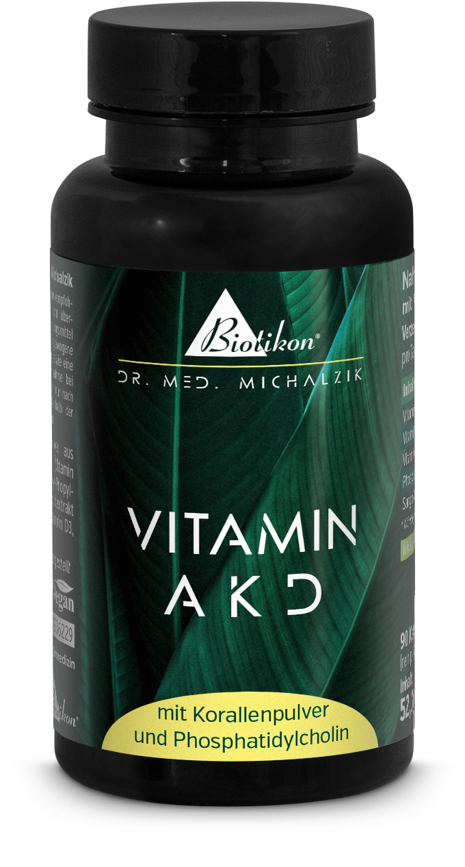 Vitamin A K D Dosenabbildung von vorne