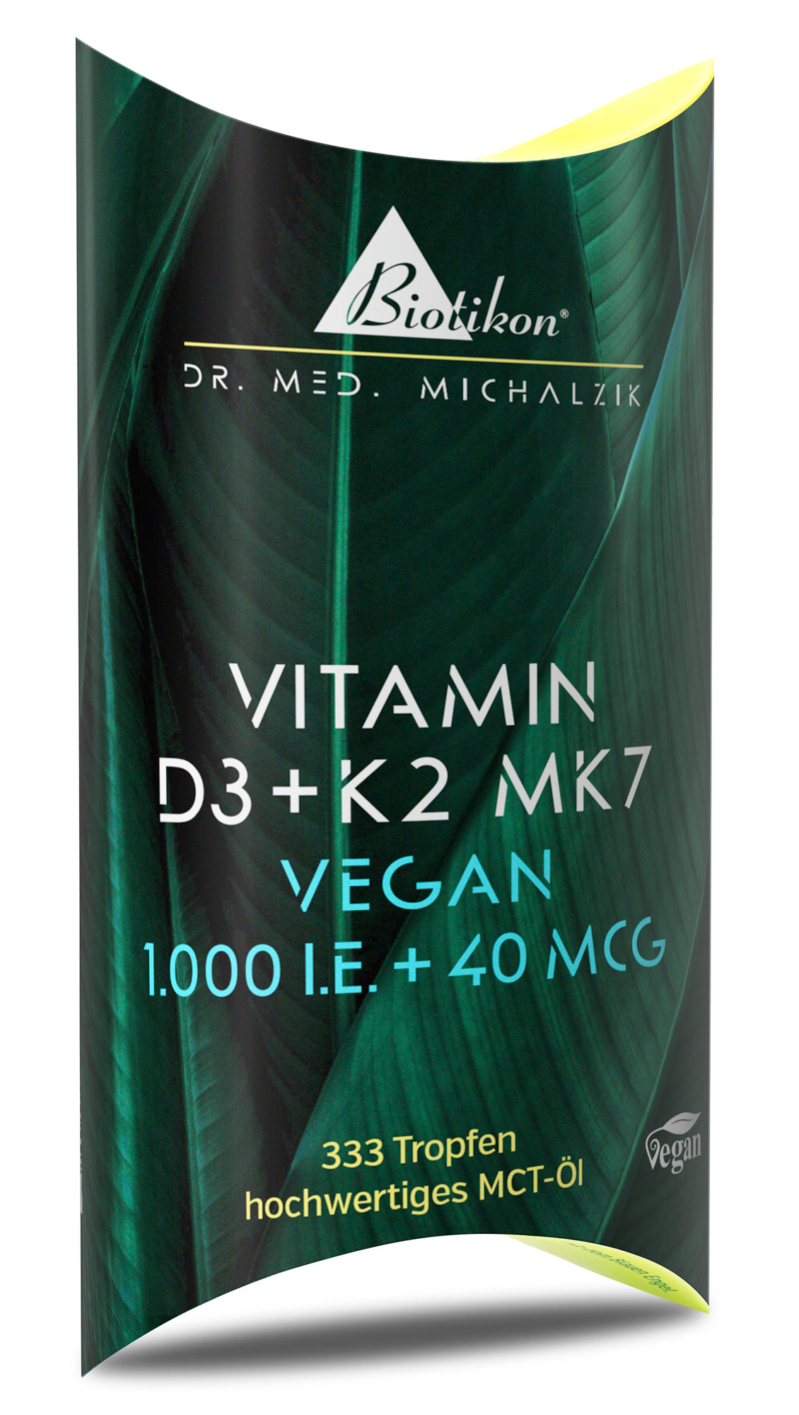 Vitamin D3 + K2 MK7 1.000 I.E. + 40 MCG Tropfen vegan (10 ml)