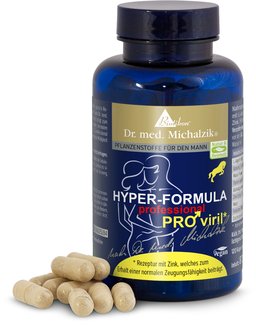 Hyper PRO viril stamina by Dr. med. Michalzik, Set of 2