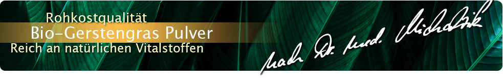 Bio-Gerstengras Pulver