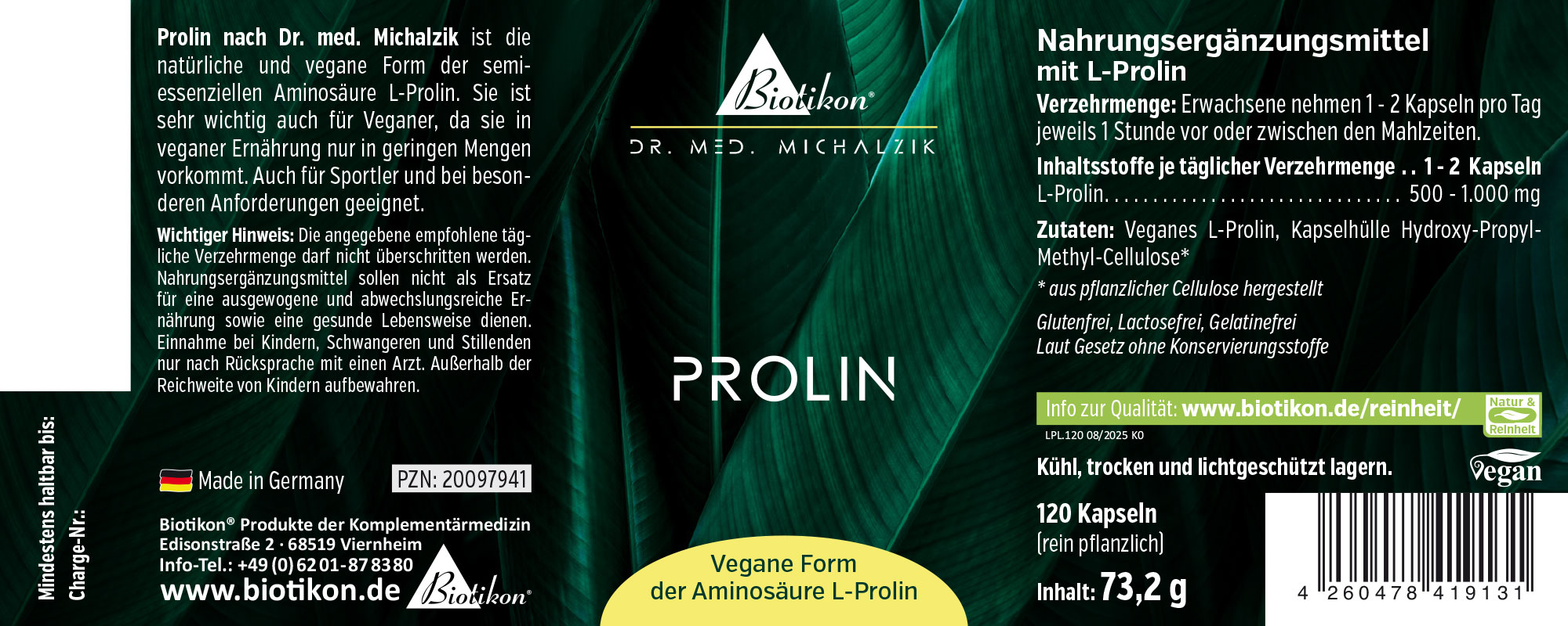 Prolin-Etikett Prolin-Etikett