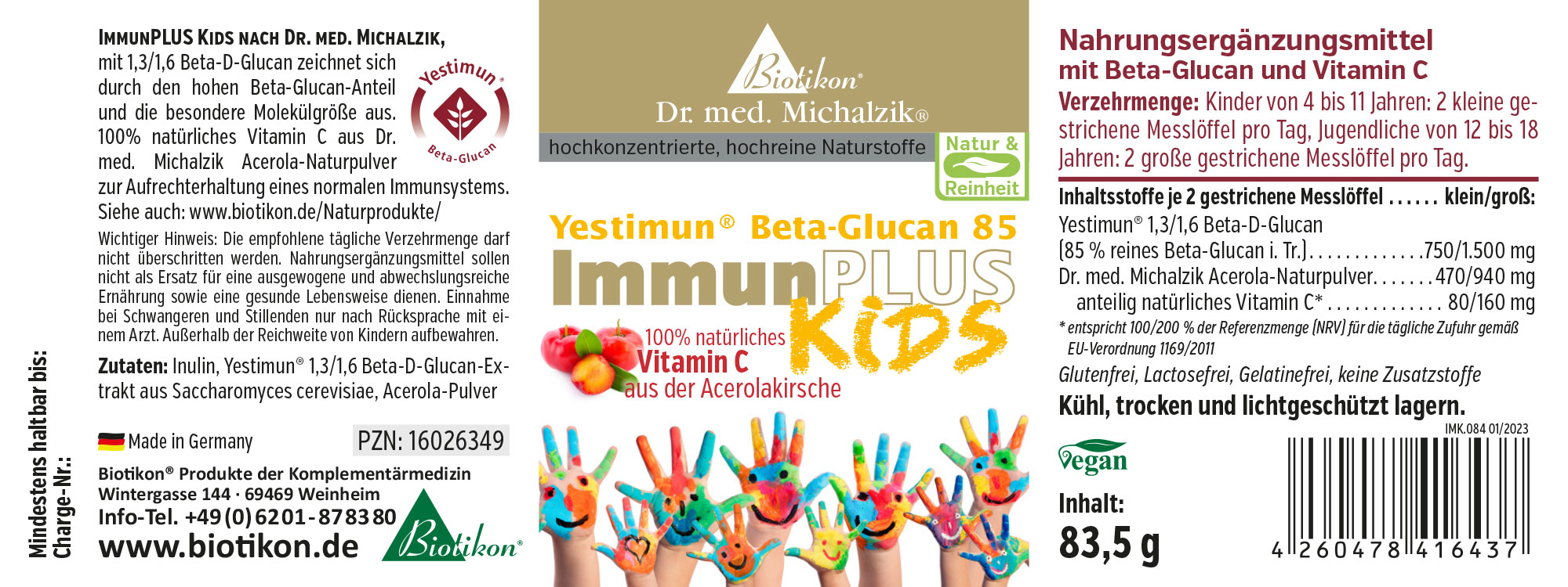 ImmunPLUS Kids nach Dr. med. Michalzik