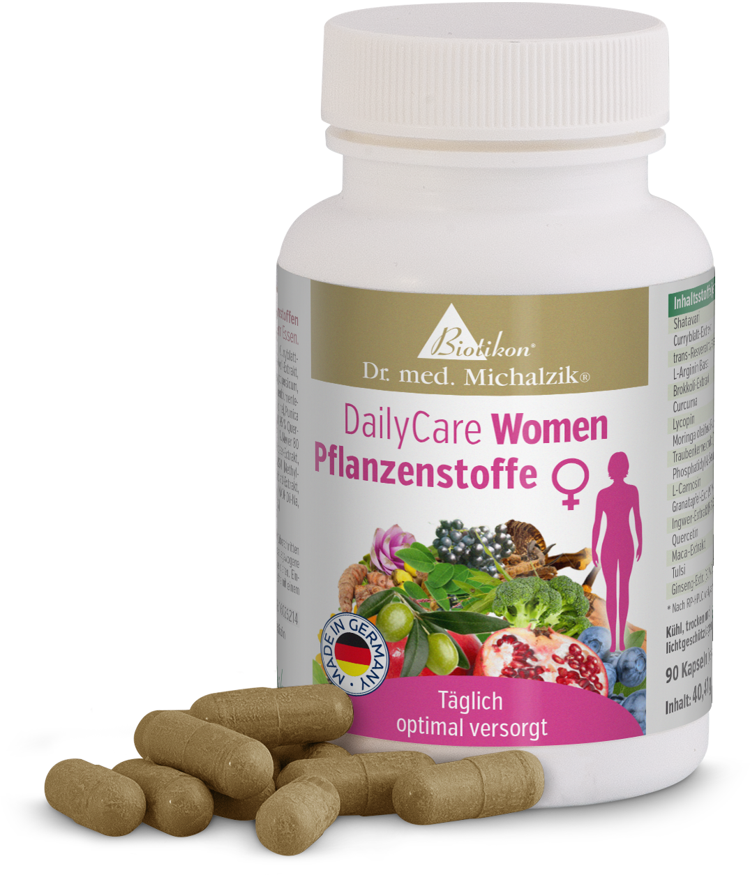 DailyCare Women substances végétales