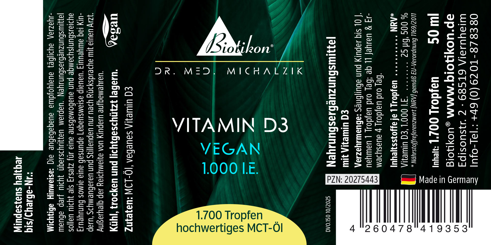 Vitamin-D3 1000IE vegan Etikett (1) Vitamin-D3 1000IE vegan Etikett (1)
