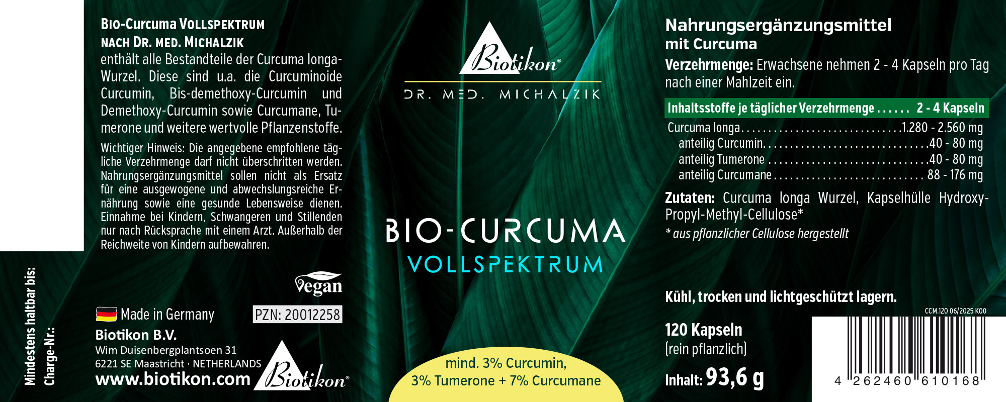 Bio-Curcuma Vollspektrum