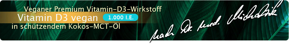 Vitamin D3 1.000 I.E. Tropfen vegan (10 ml)