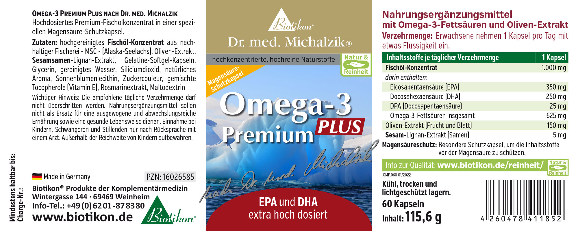 Omega III Premium PLUS