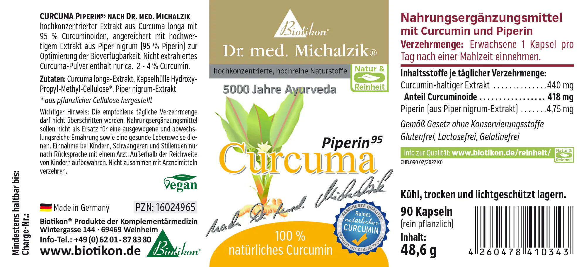 Curcuma Piperin