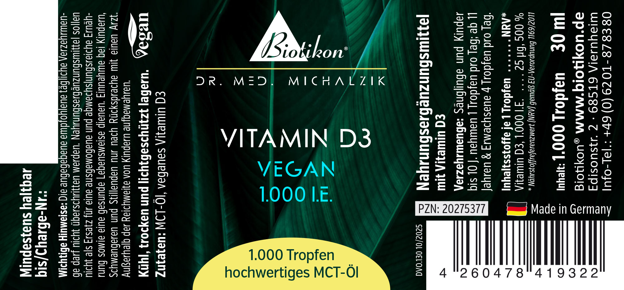 Vitamin-D3 1000IE vegan Etikett (2) Vitamin-D3 1000IE vegan Etikett (2)