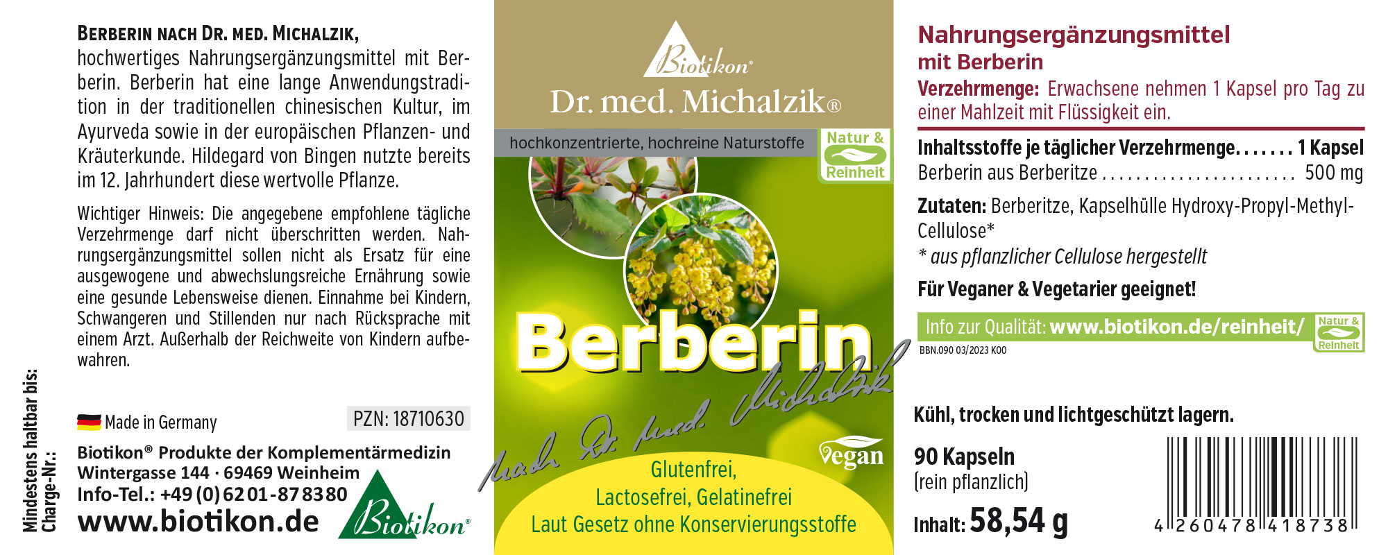 Berberin nach Dr. med. Michalzik