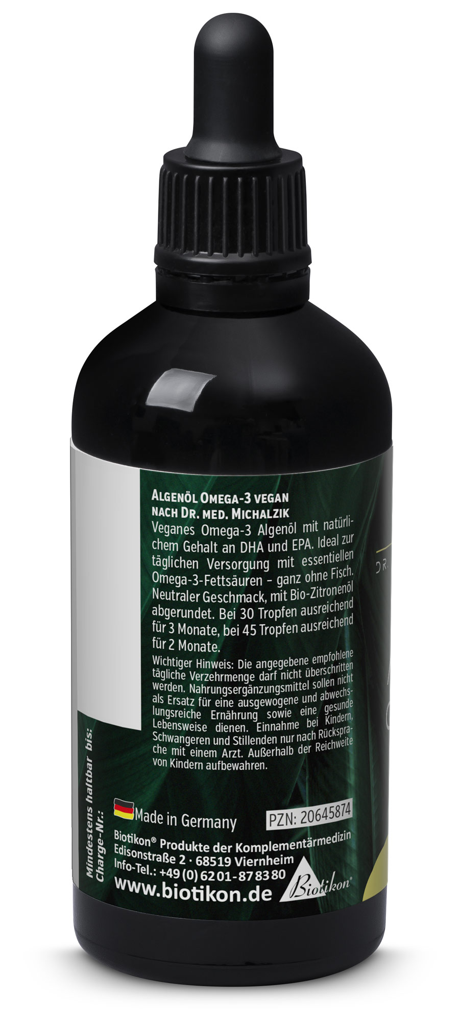 Algenöl Omega-3 Vegan