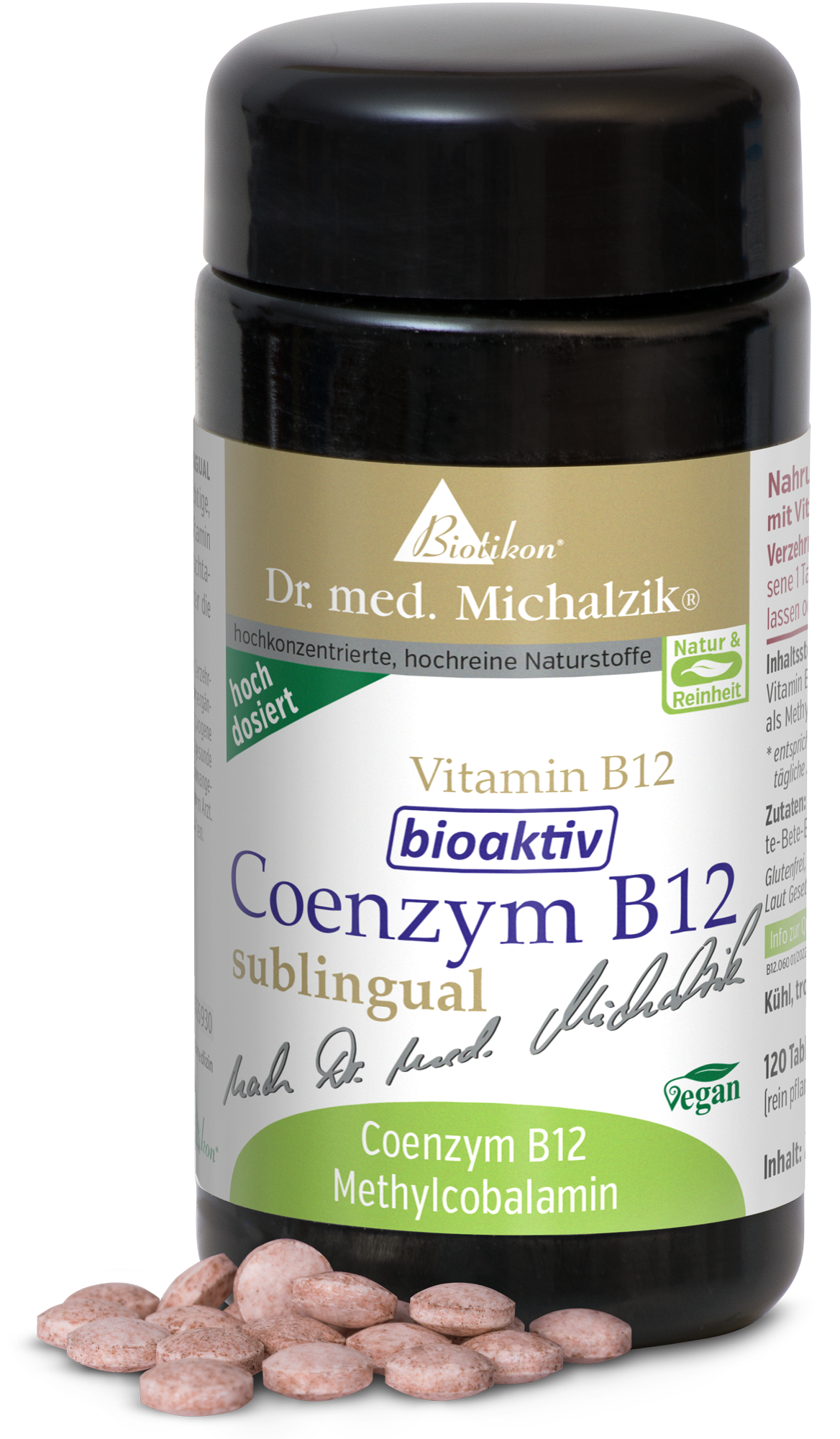 Coenzyme B12 biologiquement active, sublingual