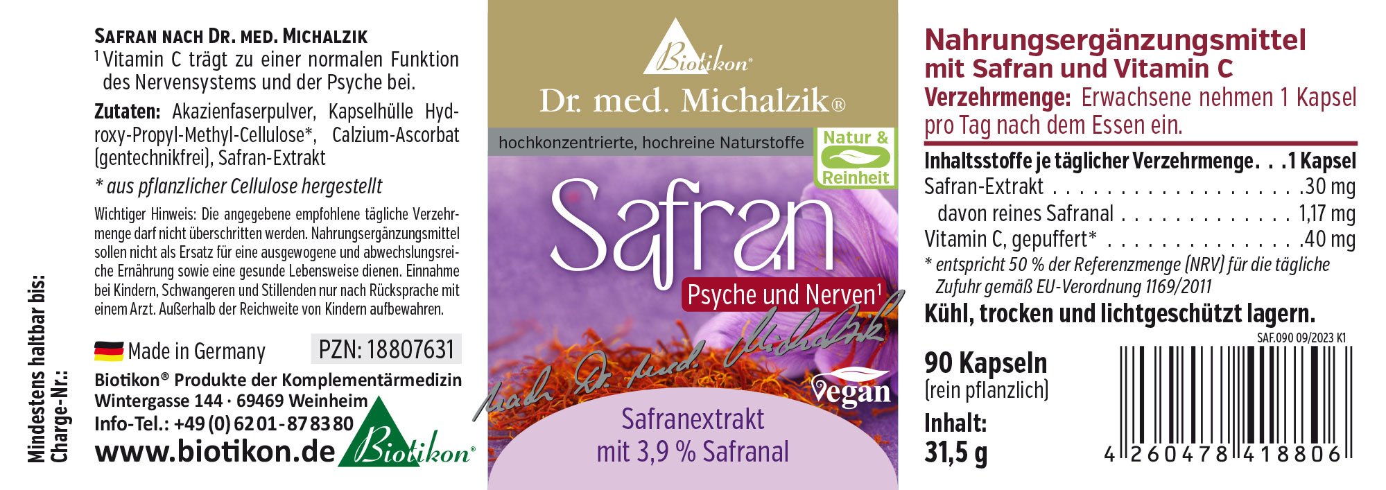 Safran nach Dr. med. Michalzik
