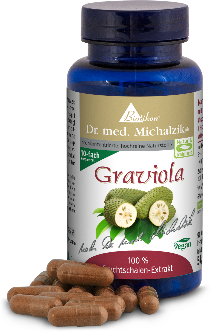 Graviola Fruchtschalen-Extrakt Graviola Fruchtschalen-Extrakt Dose