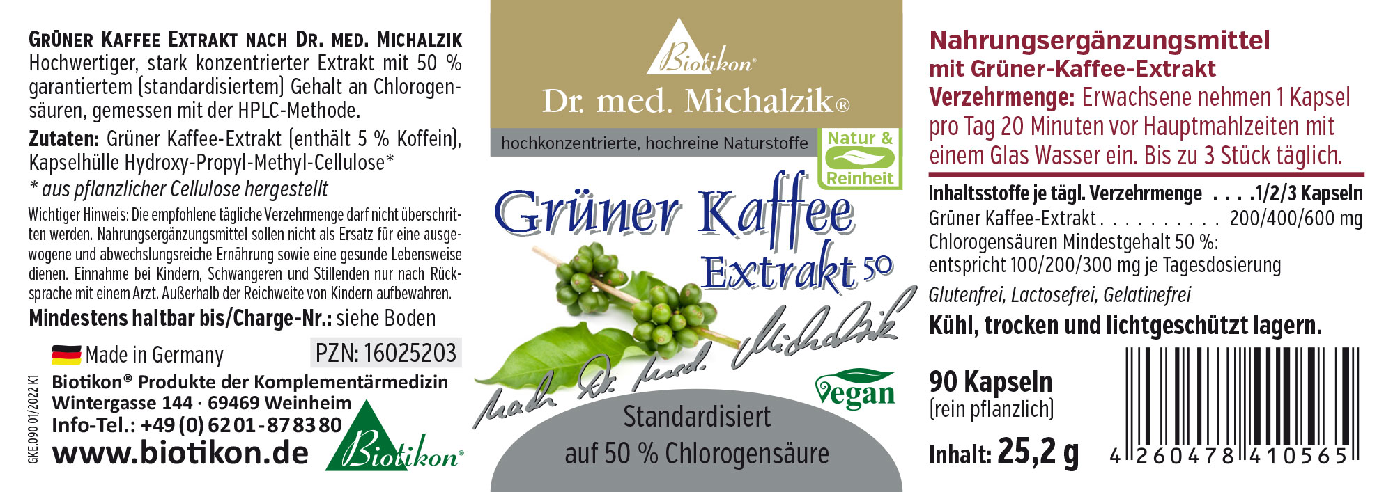 Grüner Kaffee 50